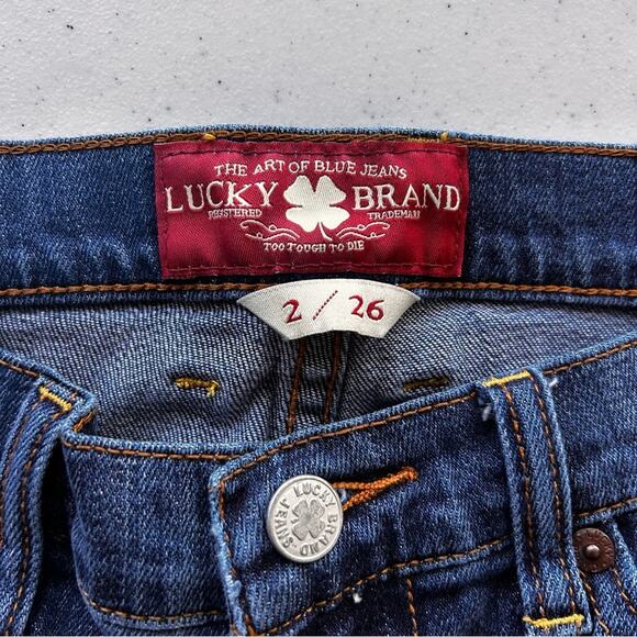 Guess Blue Ankle‎ Cropped Jeans with Faded Wash - Picture 6 of 11